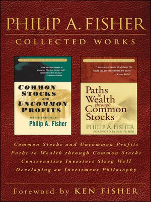 cover image of Philip A. Fisher Collected Works,  Foreword by Ken Fisher